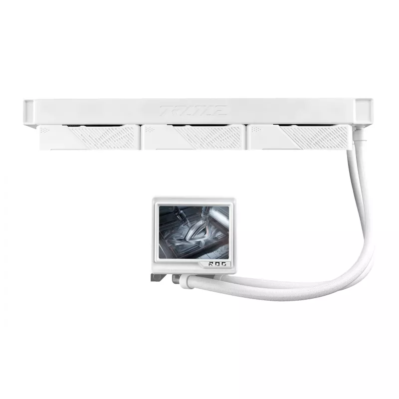 ASUS ROG RYUJIN III 360 ARGB EXTREME WHT Procesora daudzfunkciju šķidruma dzesētājs 12 cm Balts 1 gab.