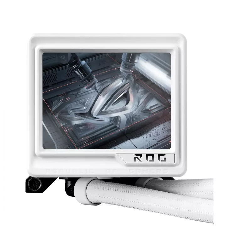 ASUS ROG RYUJIN III 360 ARGB EXTREME WHT Procesora daudzfunkciju šķidruma dzesētājs 12 cm Balts 1 gab.