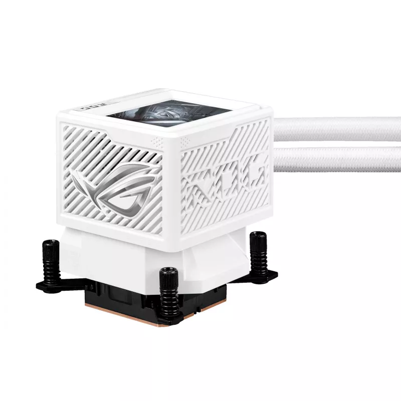 ASUS ROG RYUJIN III 360 ARGB EXTREME WHT Procesora daudzfunkciju šķidruma dzesētājs 12 cm Balts 1 gab.