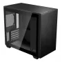 PC Case Aerocool Stormfront Mini Mini Tower Melns ATX Side PSU 120mm Fans