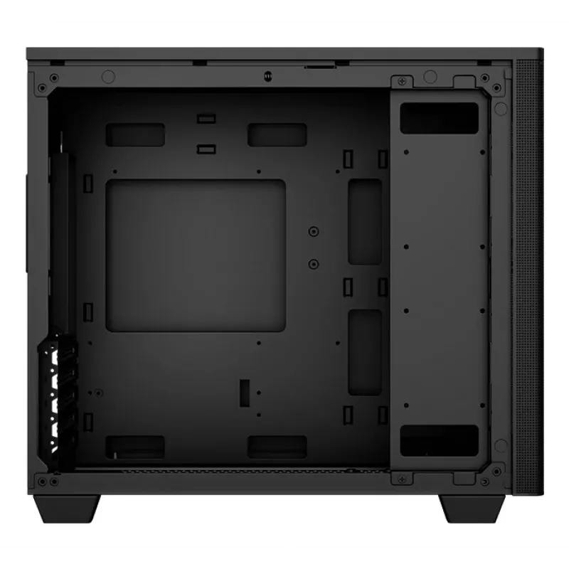 PC Case Aerocool Stormfront Mini Mini Tower Melns ATX Side PSU 120mm Fans