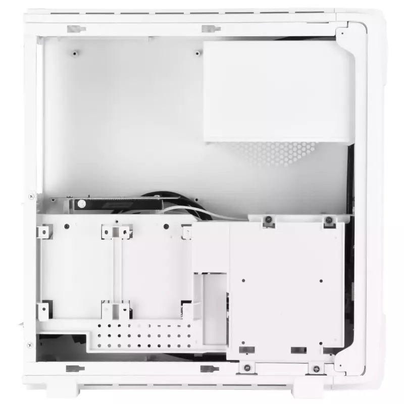 PC Case Silverstone RVZ03-ARGB Desktop balta