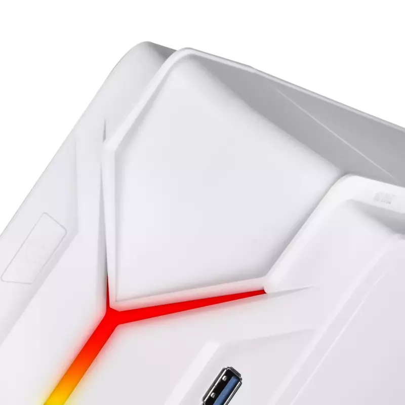 PC Case Silverstone RVZ03-ARGB Desktop balta