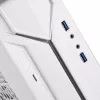 PC Case Silverstone RVZ03-ARGB Desktop balta