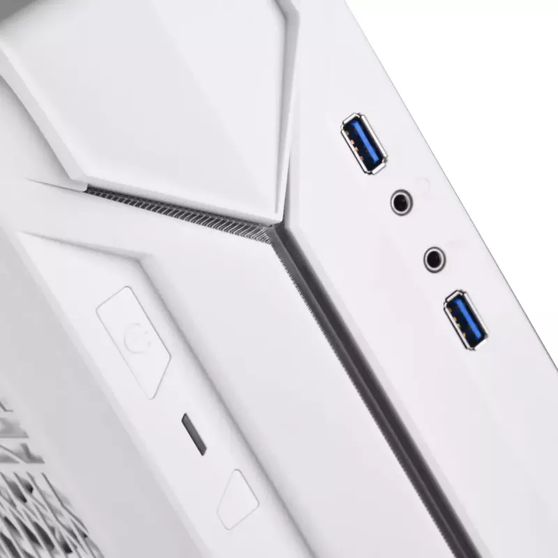 PC Case Silverstone RVZ03-ARGB Desktop balta