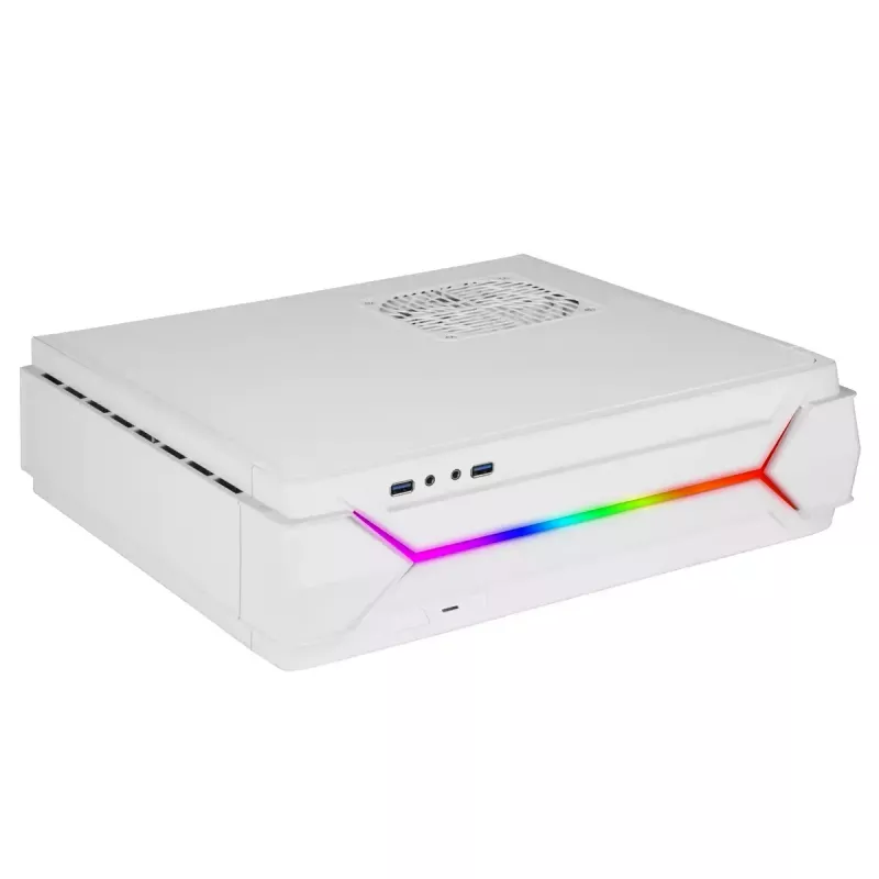 PC Case Silverstone RVZ03-ARGB Desktop balta