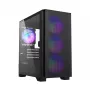 PC Case Montech AIR 100 ARGB Mini Tower Melns