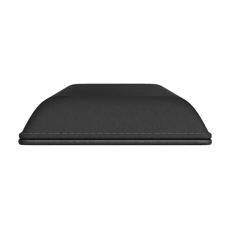 Plaukstas balsts GLORIOUS audums 100 mm melns tastatūrām — GLO-KB-ACC-WR-CLTH-100-BLK
