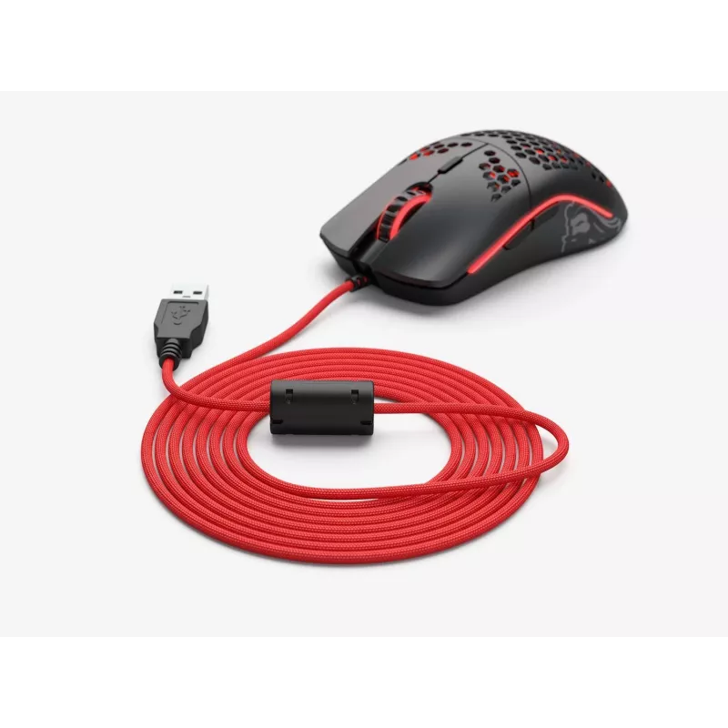 Peles kabelis GLORIOUS G-ASC-RED sarkans 2 m pīts nomaiņai