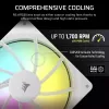 Ventilators Corsair RS140 ARGB 14 cm balts 330-1700 RPM