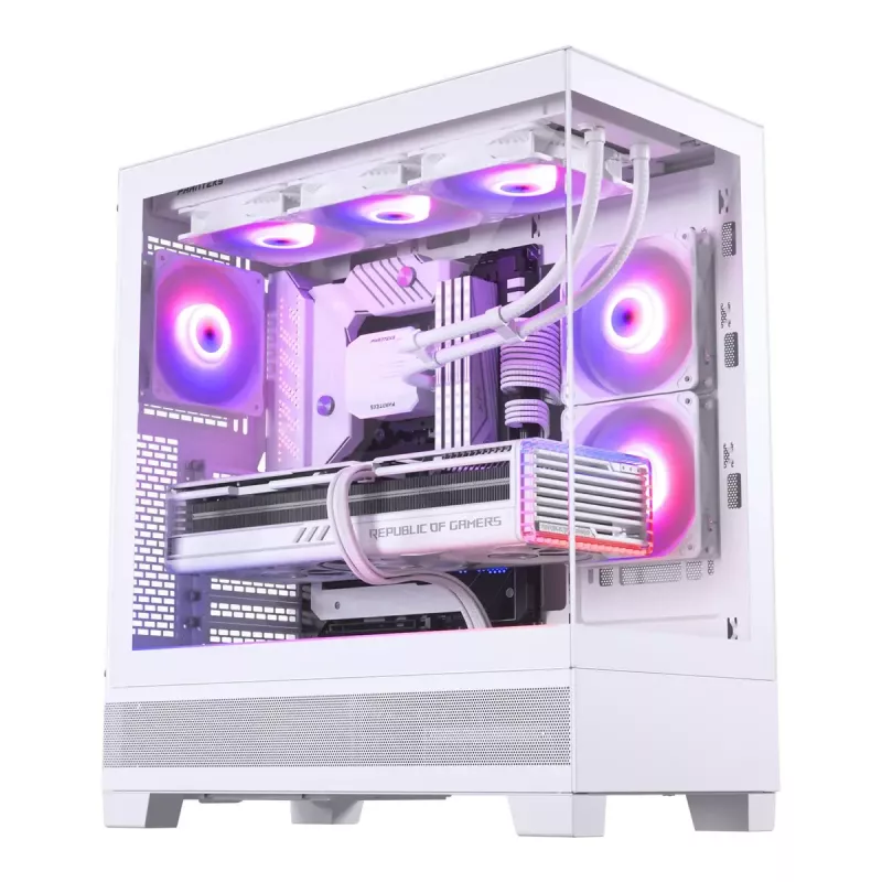 PC korpuss Phanteks XT View Midi Tower balts