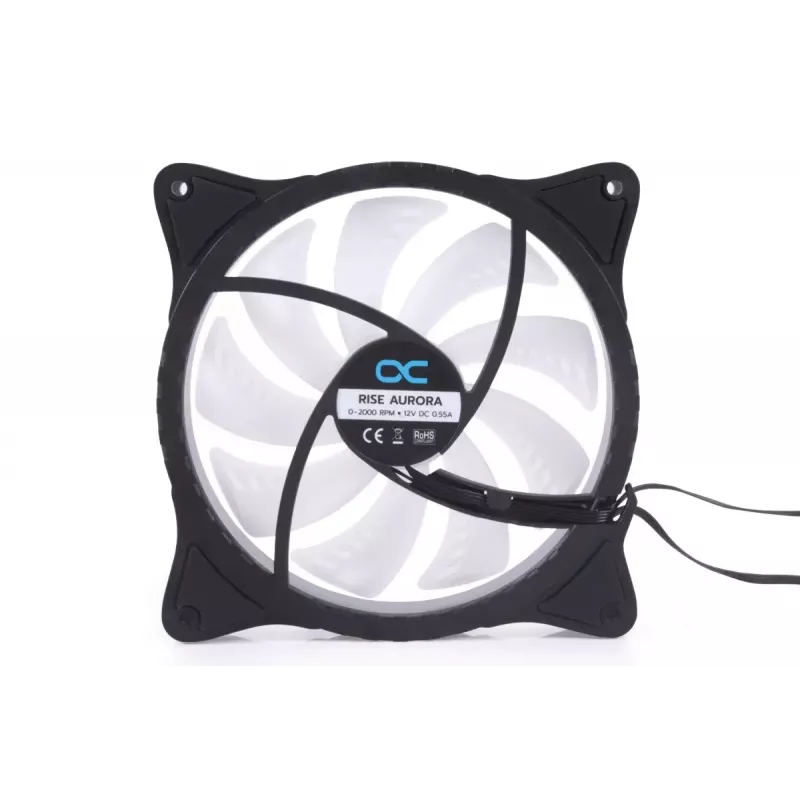 Ventilators Alphacool Rise Aurora 14 cm Melns 2000 RPM 154.1 m³/h