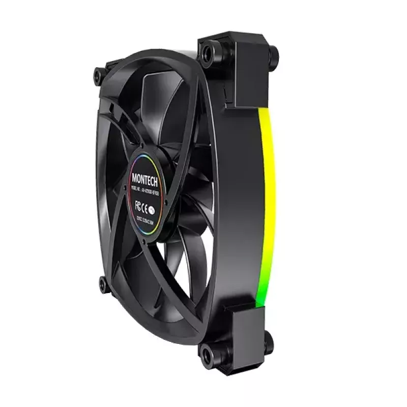 Ventilatora modulis Montech AX120 PWM 120mm 12V Melns 3-pin 4-pin