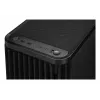 PC korpuss ASUS ProArt PA401 Wood TG PWM Tower Melns — ATX, rūdīts stikls, 2x160 mm priekšējie ventilatori, USB-C, atbalsta GPU līdz 31,5 cm
