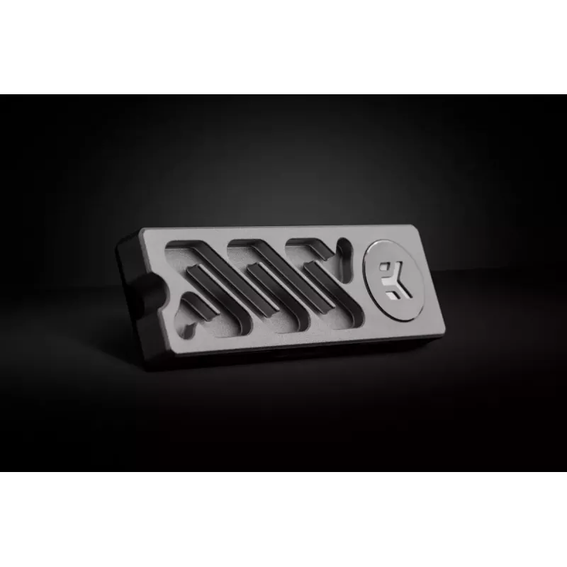 Heatsink EK Water Blocks Quantum Convection M.2 NVMe Alumīnija Sudraba 24mm 75mm 11.3mm