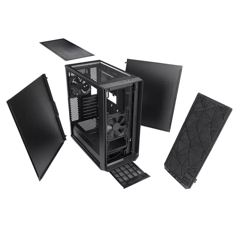 PC Case Fractal Design Meshify C Midi Tower Melns