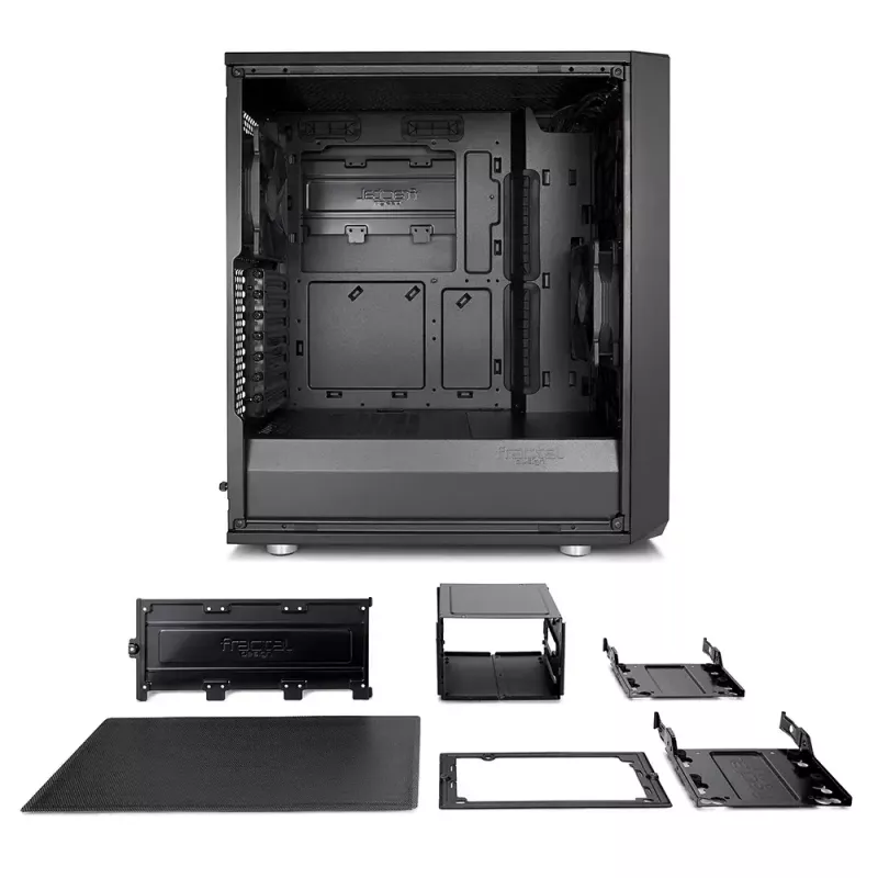 PC Case Fractal Design Meshify C Midi Tower Melns