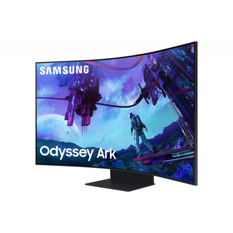 Samsung G97NC datora monitors 139,7 cm (55 colli) 3840 x 2160 pikseļi 4K Ultra HD LED Melns