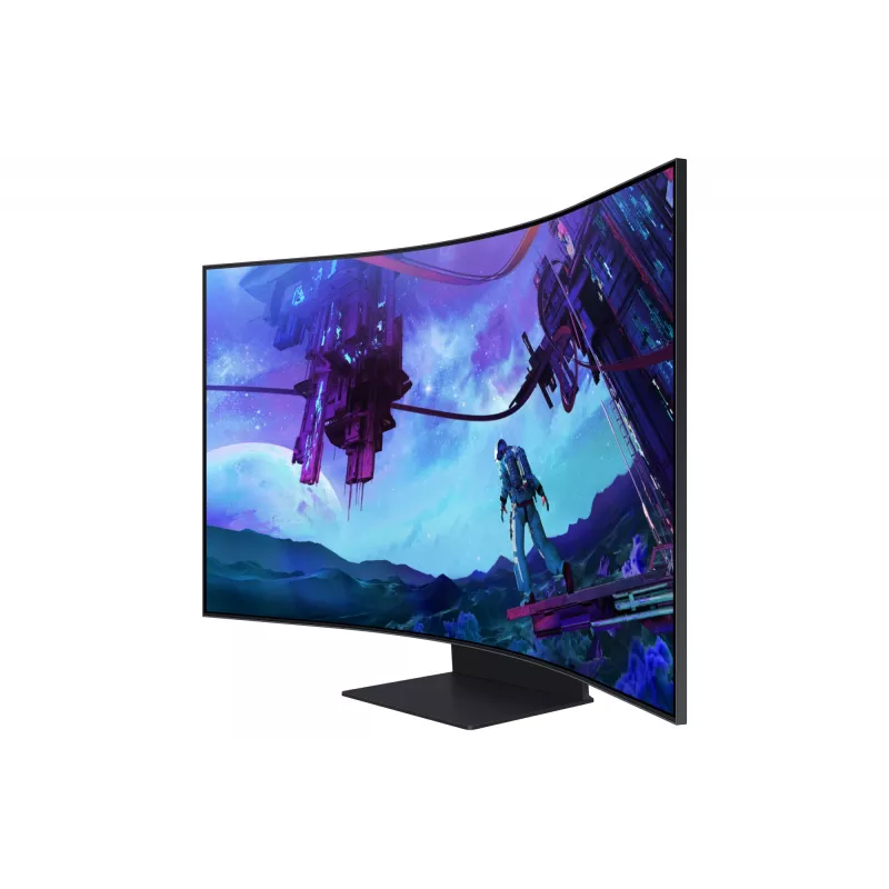 Samsung G97NC datora monitors 139,7 cm (55 colli) 3840 x 2160 pikseļi 4K Ultra HD LED Melns