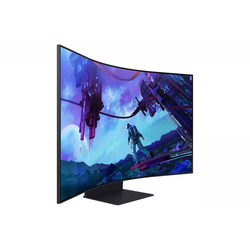 Samsung G97NC datora monitors 139,7 cm (55 colli) 3840 x 2160 pikseļi 4K Ultra HD LED Melns