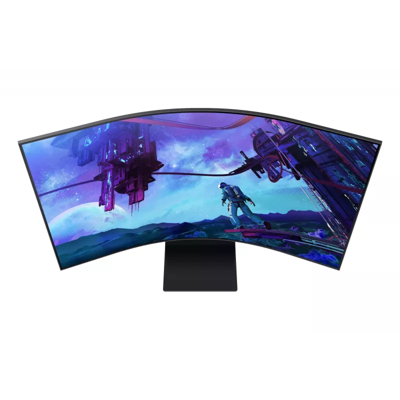 Samsung G97NC datora monitors 139,7 cm (55 colli) 3840 x 2160 pikseļi 4K Ultra HD LED Melns