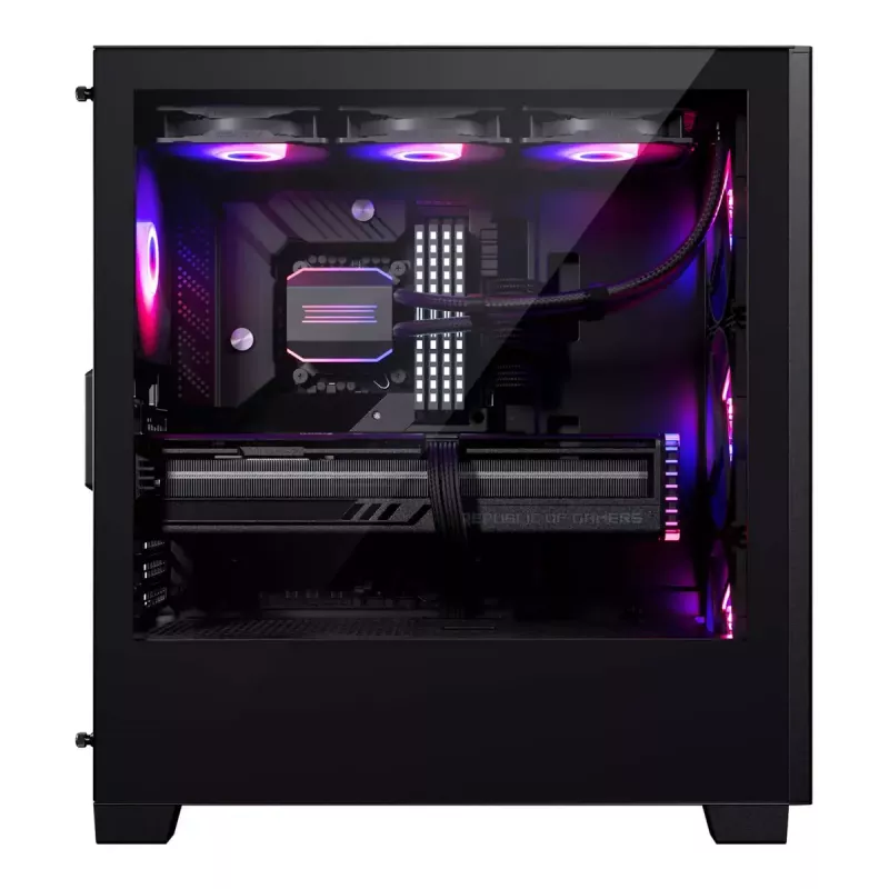 PC korpuss PHANTEKS XT Pro Ultra Midi Tower Melns — ATX/EATX, rūdīts stikls, 2x3,5 collu + 5x2,5 collu, USB-C