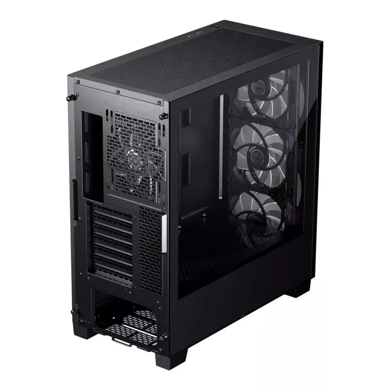 PC korpuss PHANTEKS XT Pro Ultra Midi Tower Melns — ATX/EATX, rūdīts stikls, 2x3,5 collu + 5x2,5 collu, USB-C
