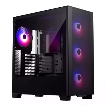 PC korpuss PHANTEKS XT Pro Ultra Midi Tower Melns — ATX/EATX, rūdīts stikls, 2x3,5 collu + 5x2,5 collu, USB-C