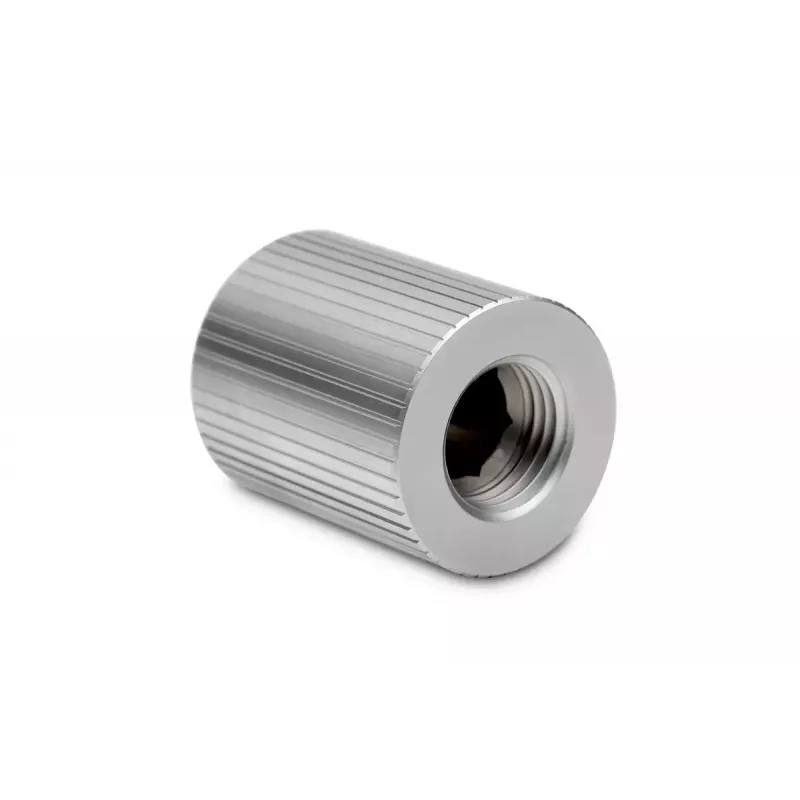 EK-Quantum Torque Extender Static MF 28, G1/4 inch, 28 mm, misiņš, satīna sudraba/titāna