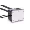 Universāls šķidruma dzesētājs Alphacool 13074 — 120 mm ventilatori, 3 ventilatori, 2500 RPM, 40 cm caurules, vara radiators, multi-LED, melns