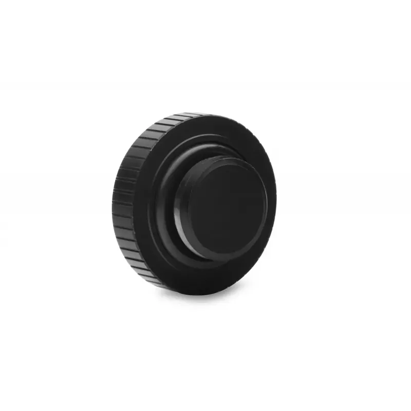 Kontaktdakša EKWB EK-Quantum Torque Plug — misiņš, melns/sudrabains, Ø 23 mm, augstums 5,5 mm