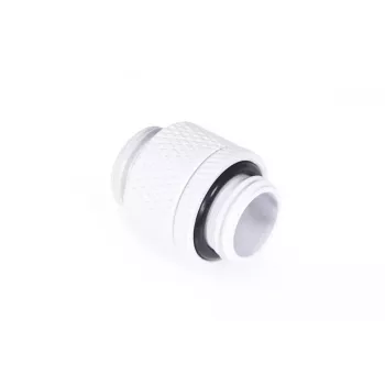 Šļūtenes savienotājs Alphacool 17489 misiņa balts 22 mm dziļš 1,8 cm diametrs