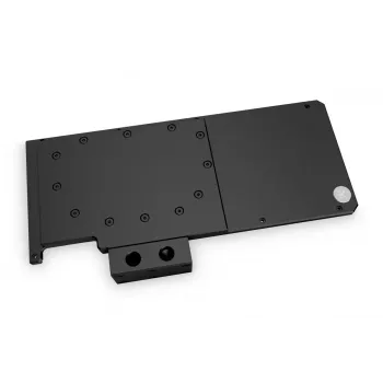 Aizmugures plāksne EK Water Blocks Acetal Copper POM Melns