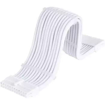 Barošanas avota pagarinātāja kabelis SILVERSTONE 24 kontaktu ATX SST-PP07E-MBW-V2 30 cm balts