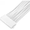 Barošanas avota pagarinātāja kabelis SILVERSTONE 24 kontaktu ATX SST-PP07E-MBW-V2 30 cm balts