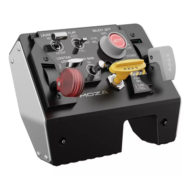 Moza Racing MTLP Panel, Melna, Metāls, 196.5 mm, 134.7 mm, 149 mm, 680 g