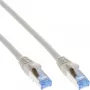 InLine komutācijas kabelis S/FTP PiMF Cat.6A halogen free 500MHz pelēka 1m