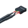 USB 3.0 uz USB 2.0 adaptera kabelis Akasa AK-CBUB19-10BK
