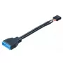 USB 3.0 uz USB 2.0 adaptera kabelis Akasa AK-CBUB19-10BK