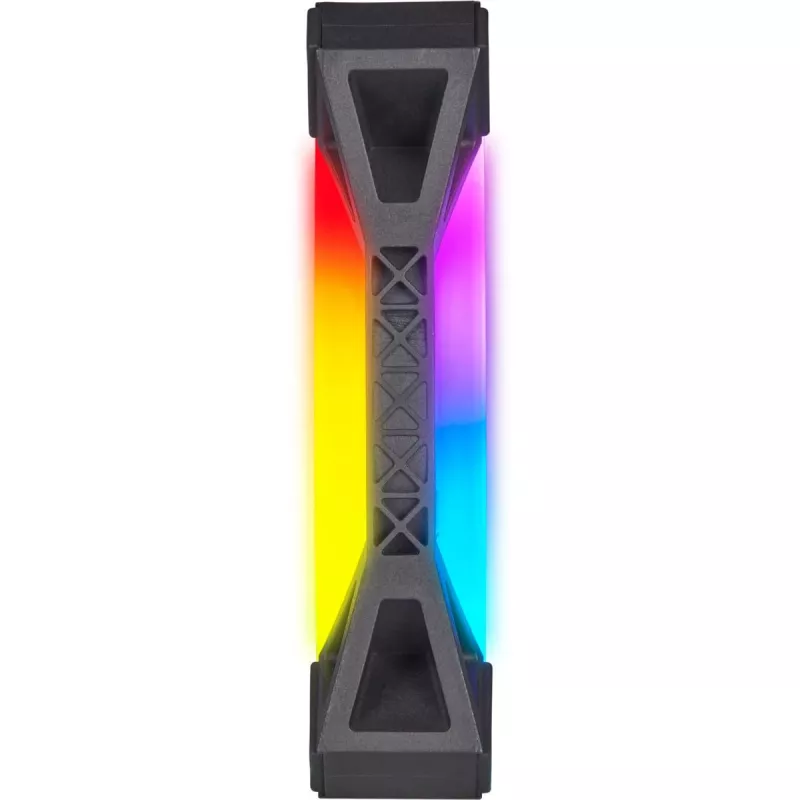 CORSAIR Icue Ql140 RGB 140 mm Pwm dubultā ventilatoru komplekts ar Lighting Node Core
