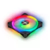 CORSAIR Icue Ql140 RGB 140 mm Pwm dubultā ventilatoru komplekts ar Lighting Node Core