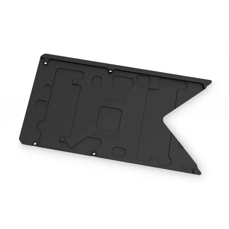 EK Water Blocks aizmugurējā plāksne alumīnija melna