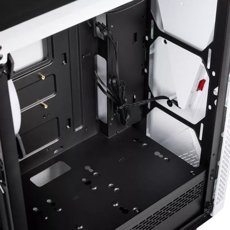 Computer Case Kolink VOID balta Midi Tower Melns, balta