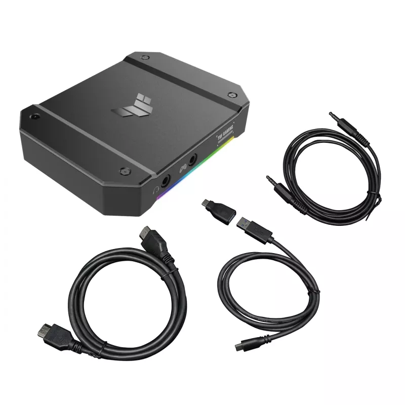 ASUS TUF GAMING CAPTURE BOX-4KPRO video uztveršanas ierīce USB 3.2 Gen 2 3840x2160 120fps