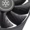 Korpusa ventilators SILVERSTONE SST-SF120B 120mm melns — 120 mm dzesēšanas ventilators PC korpusam