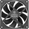 Korpusa ventilators SILVERSTONE SST-SF120B 120mm melns — 120 mm dzesēšanas ventilators PC korpusam