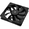 Korpusa ventilators SILVERSTONE SST-SF120B 120mm melns — 120 mm dzesēšanas ventilators PC korpusam