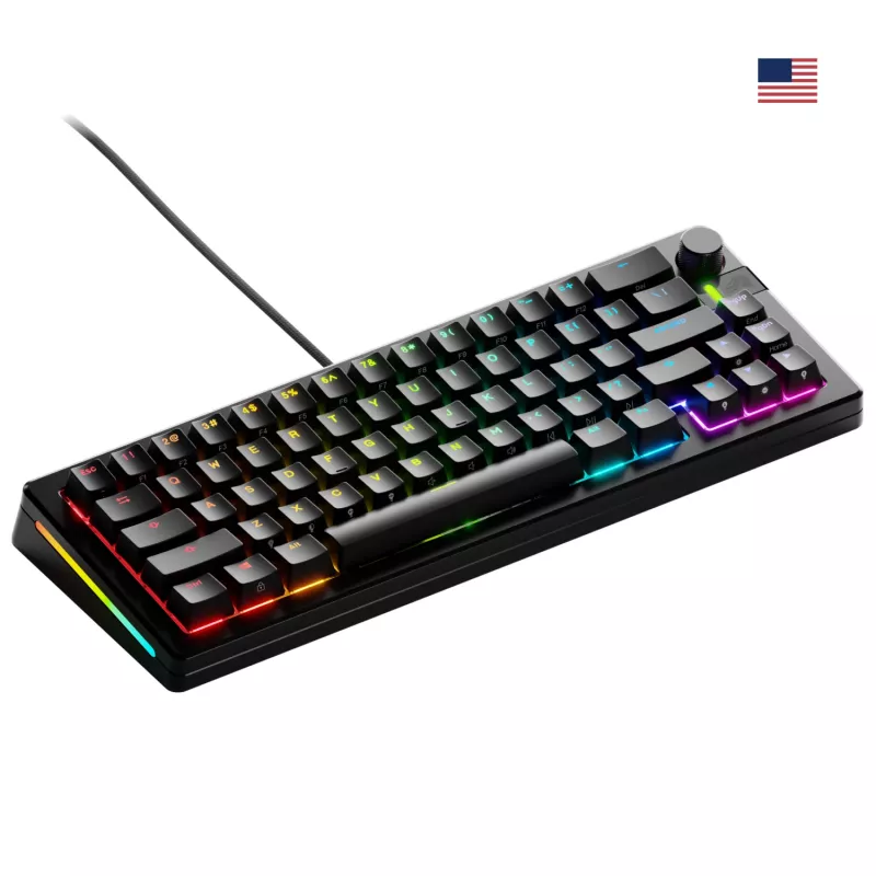 Mechanical tastatūra GLORIOUS GMMK 3 PRO 65% Prebuilt Wired USB, QWERTY, RGB, Melns