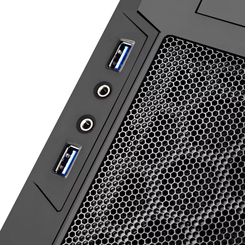 PC korpuss Silverstone PS13 Mini Tower Melns
