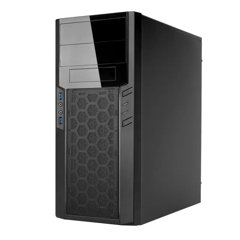 PC korpuss Silverstone PS13 Mini Tower Melns